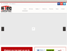 Tablet Screenshot of hitecgroupinc.com